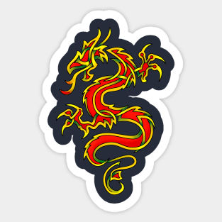 Fiery Fiend Sticker